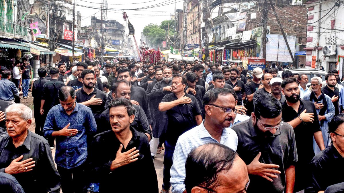 Chup Tazia procession marks Muharram conclusion in Prayagraj