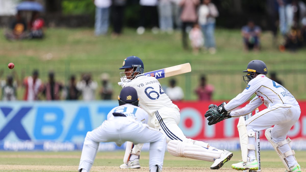 Jaiswal plays aggressive shot on Day 1 of second Test