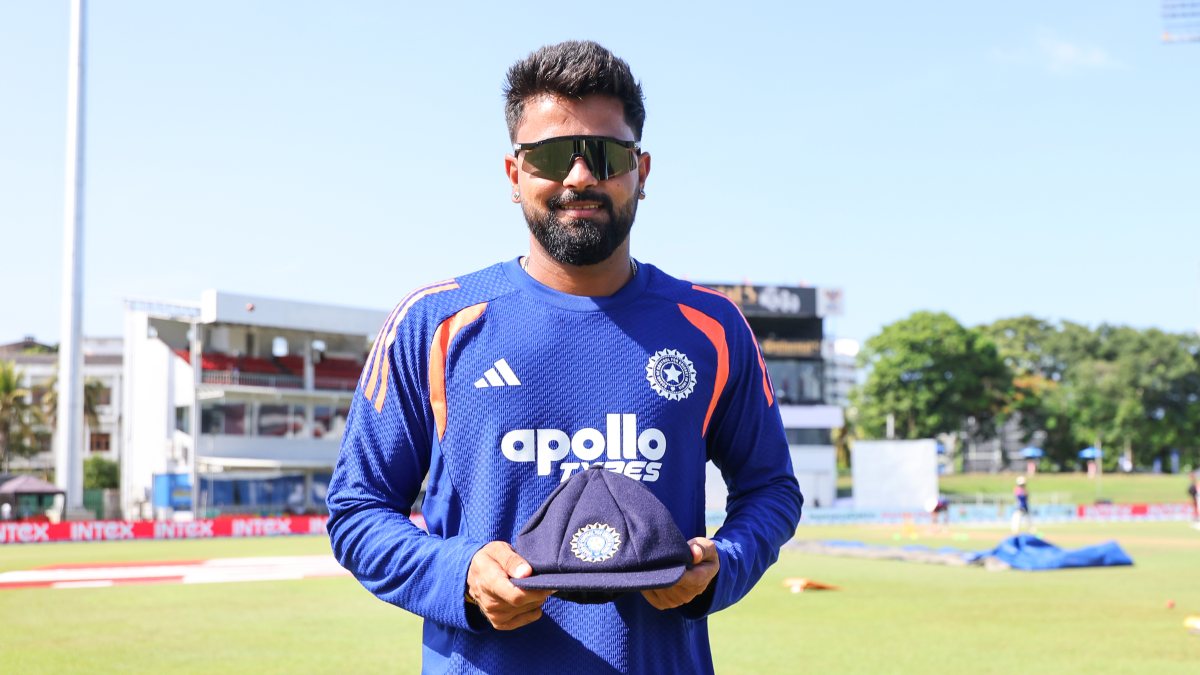Saransh Jain receives debut cap ahead of second Test