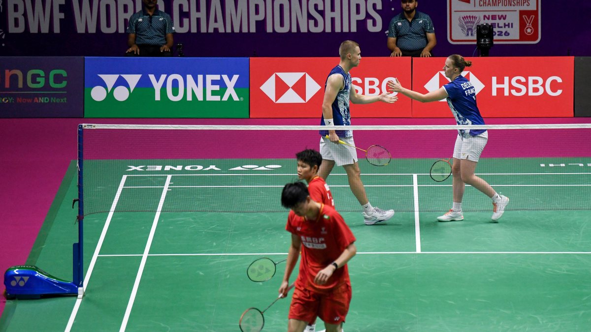 French duo wins mixed doubles title at BWF Worlds in New Delhi