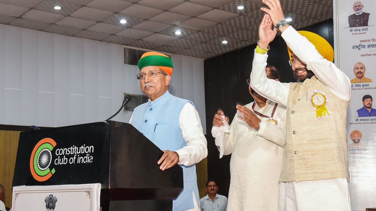 Minister Meghwal addresses NCSK Foundation Day in New Delhi