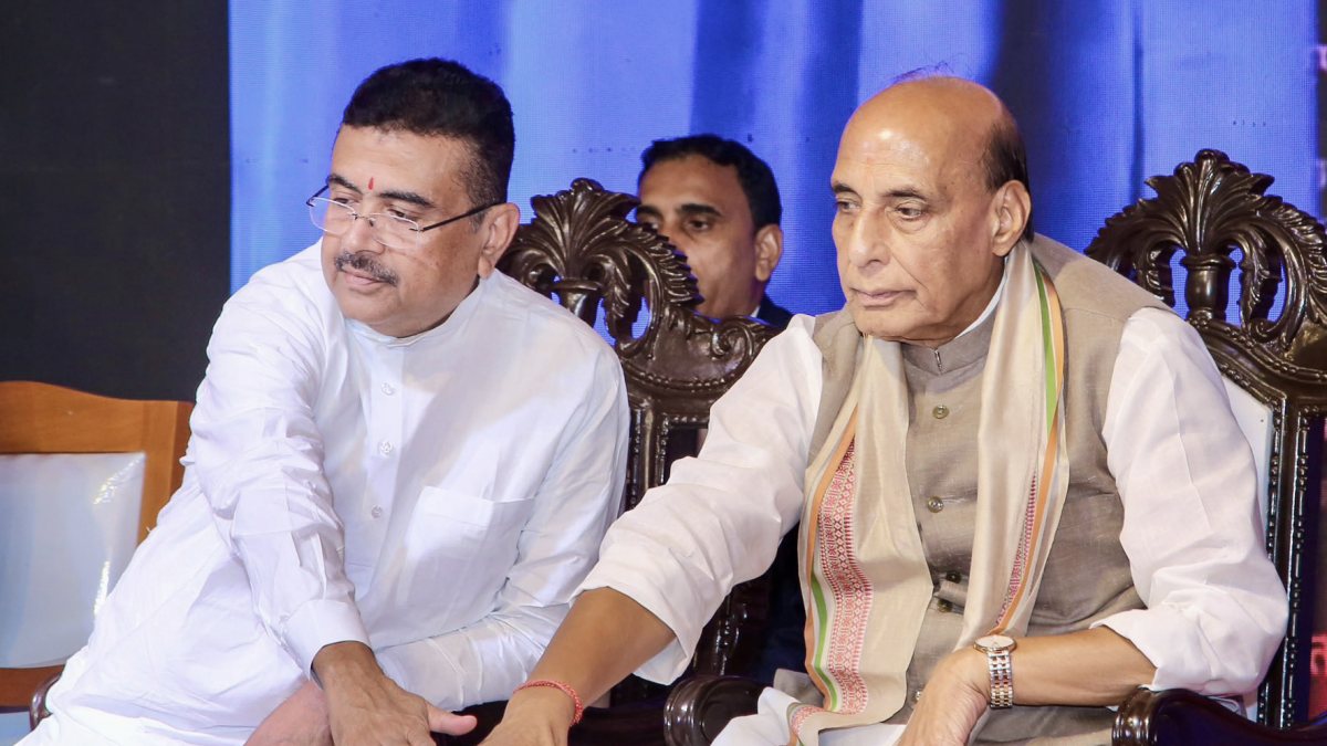 Rajnath Singh attends Bhumi Pujan for defence facilities in Kolkata