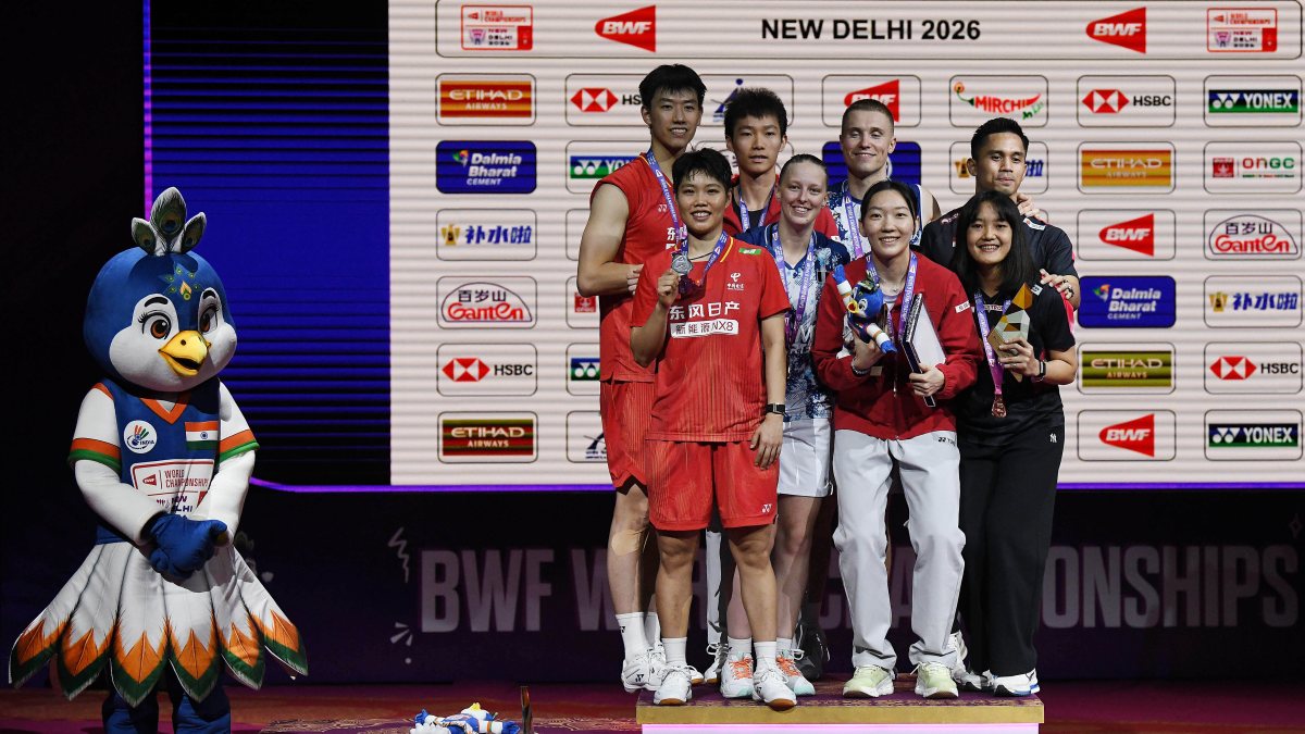 French pair wins mixed doubles gold at BWF Worlds in Delhi