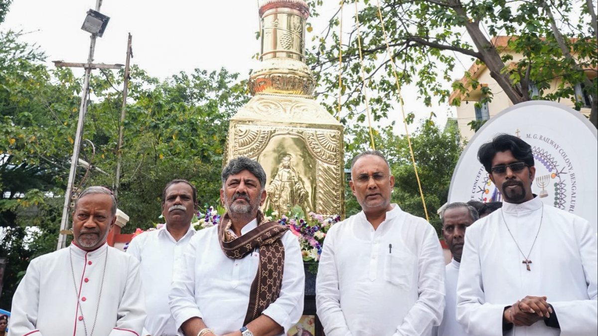 Karnataka CM Shivakumar attends church 125th anniversary in Bengaluru