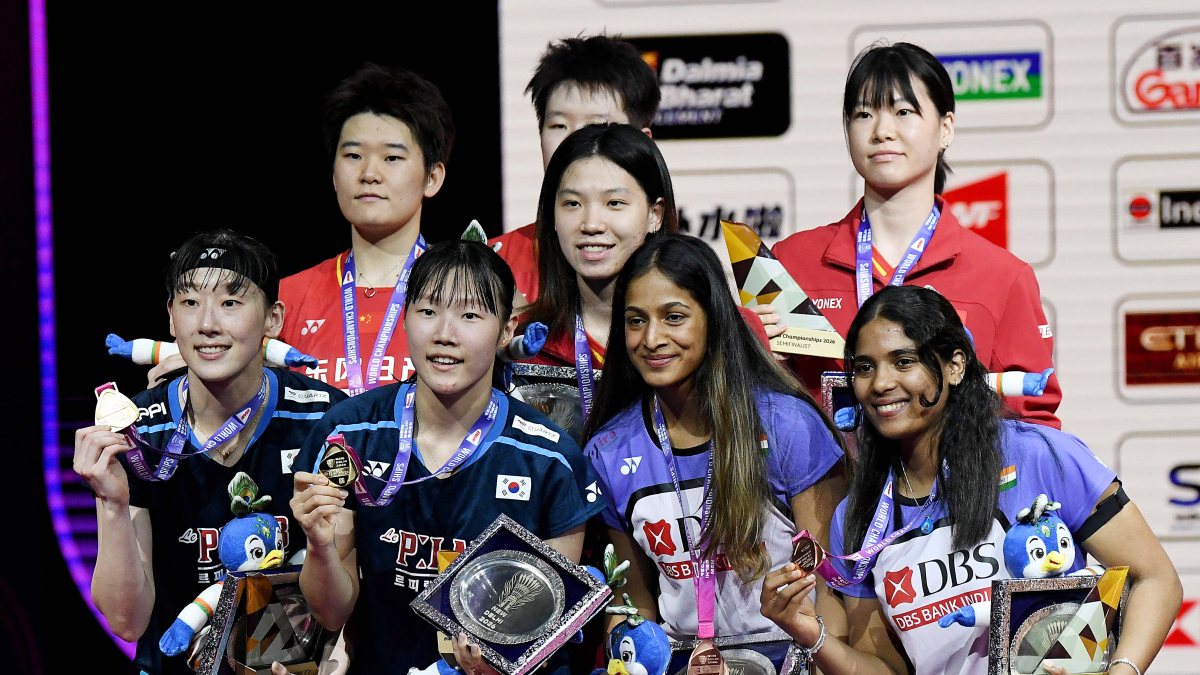 Indian shuttlers win bronze at BWF World Championships in New Delhi