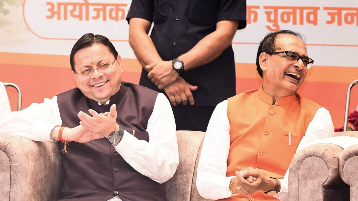 Shivraj Chouhan, Dhami attend One Nation One Election event in Haridwar