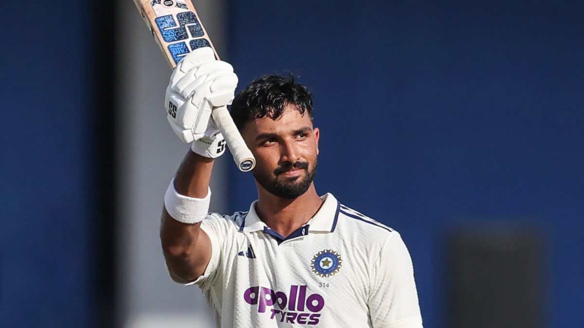 Devdutt Padikkal hits century on day 1 of second Test