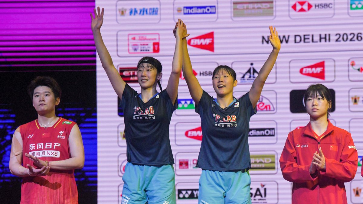 Korea wins women's doubles at BWF Worlds in New Delhi