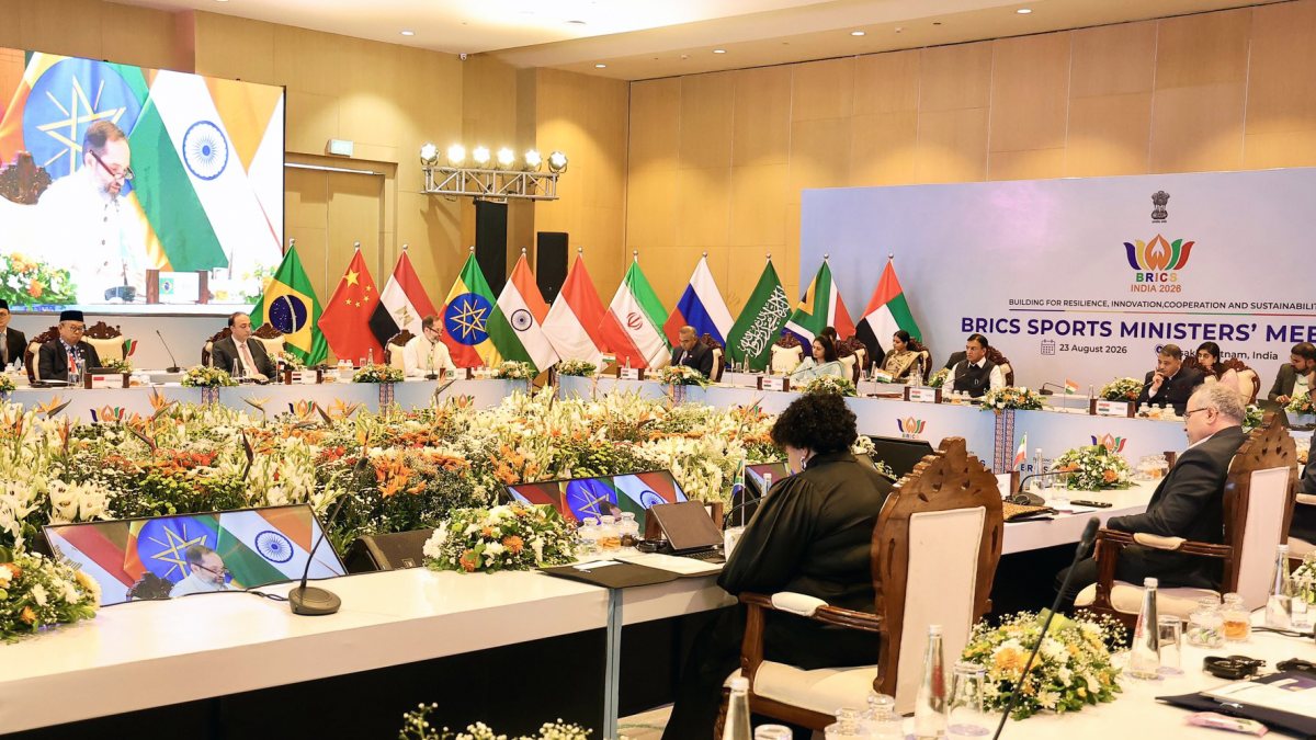 Mansukh Mandaviya attends BRICS Youth Ministers' Meeting in Visakhapatnam