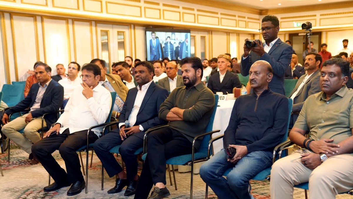 Telangana CM Revanth Reddy meets Telugu diaspora in London