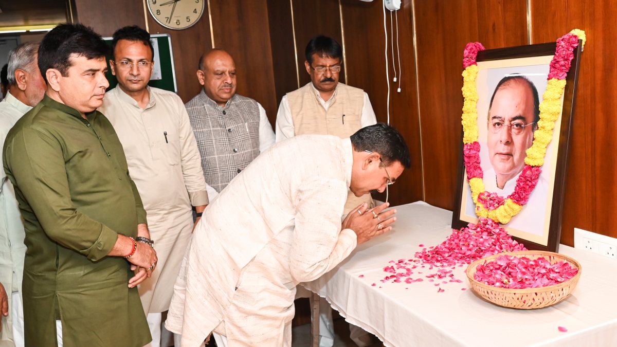 BJP leaders pay homage to Arun Jaitley on death anniversary