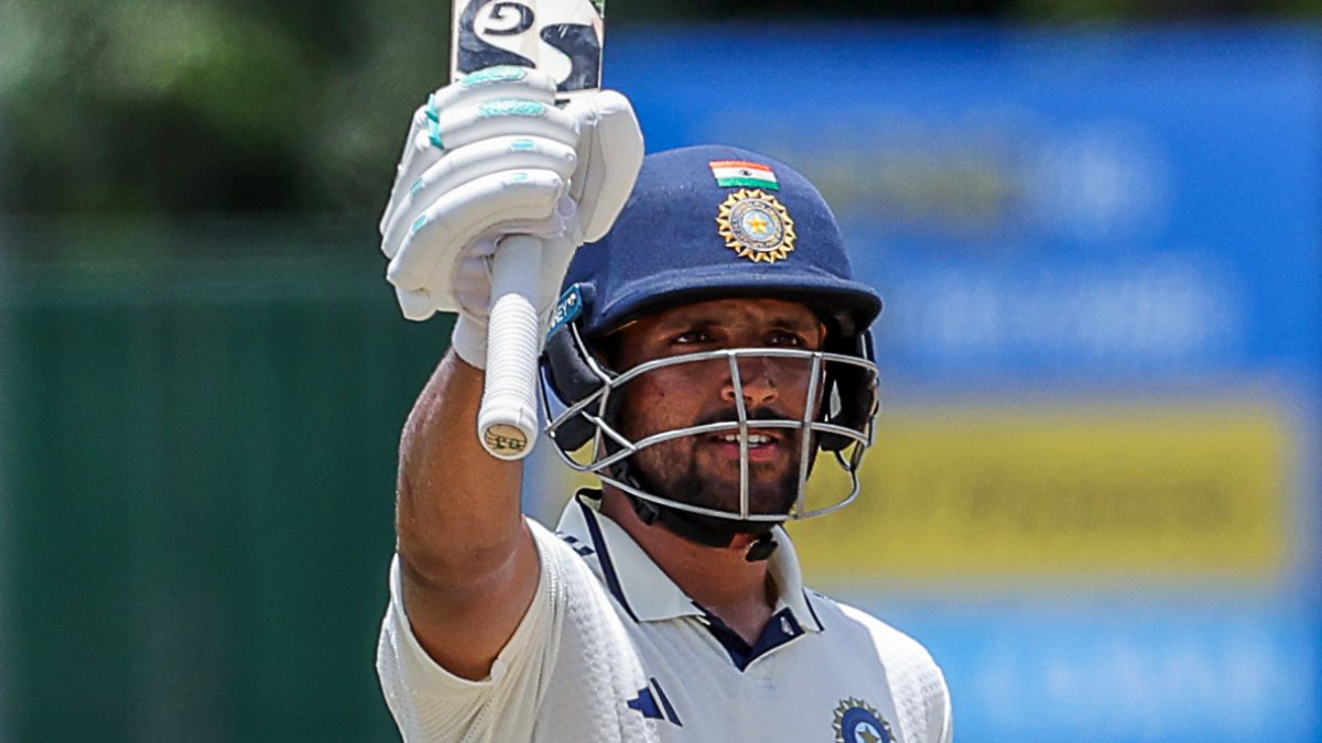 Dhruv Jurel celebrates half-century on day two of second Test