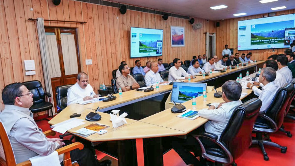 Uttarakhand CM reviews 50 ropeway projects under Parvatmala scheme
