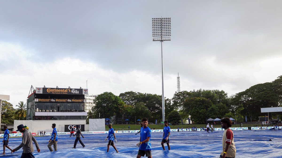 Rain stops play on day 2 of India-Sri Lanka Test in Colombo