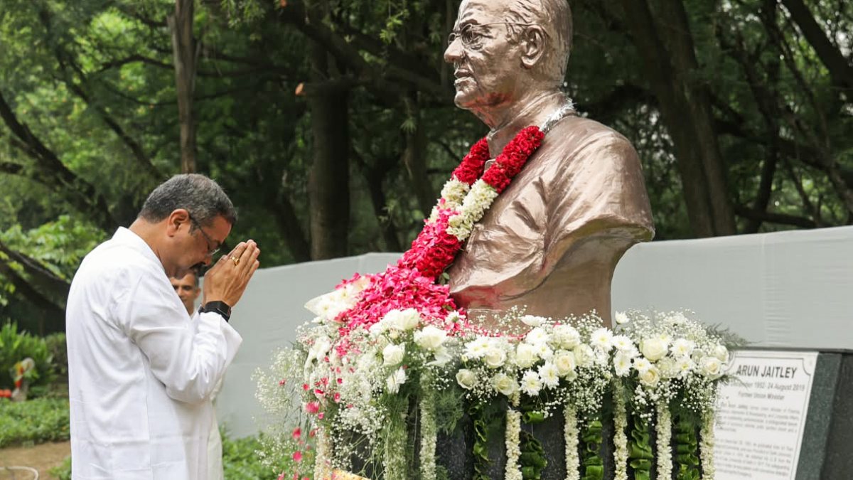 Pradhan pays tribute to Arun Jaitley on death anniversary