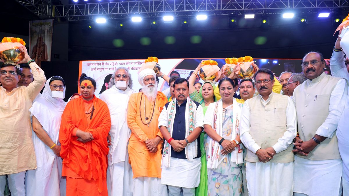 BJP leaders mark Sant Ravidas 650th birth anniversary in Delhi