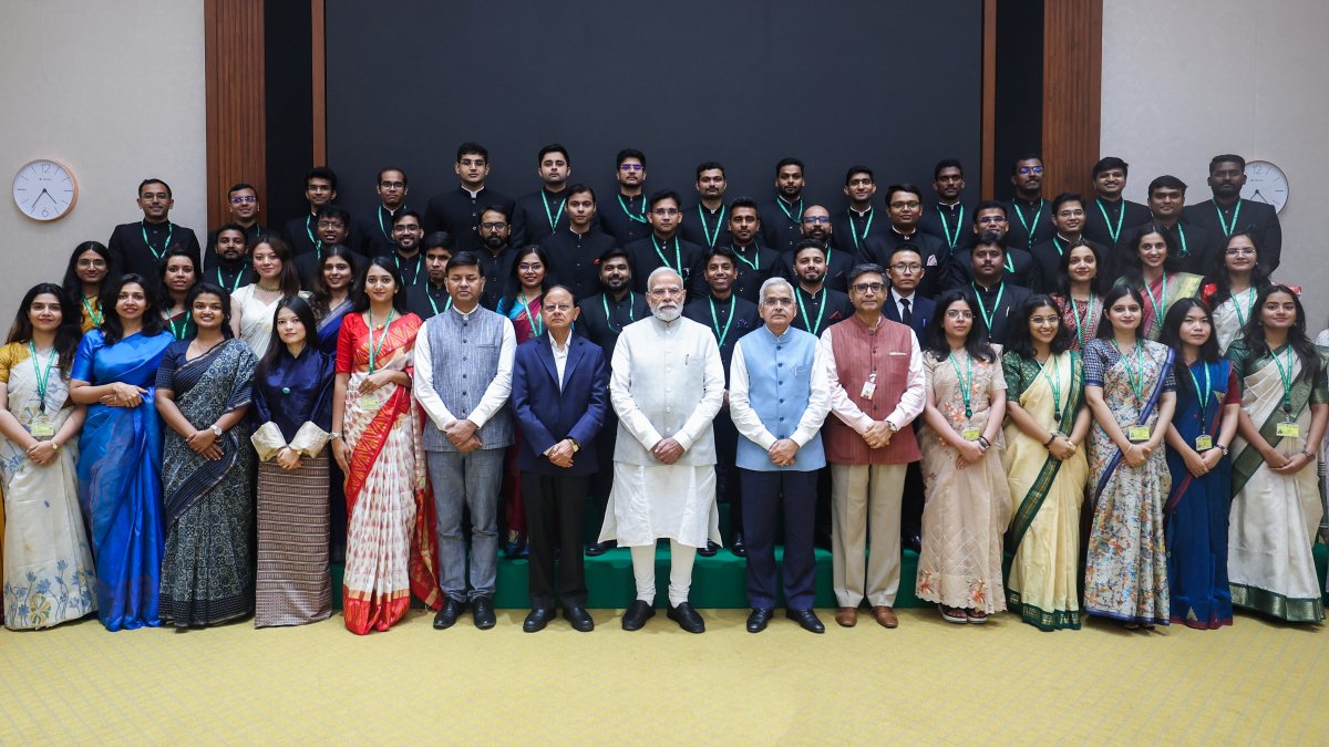 PM Modi meets 2025 IFS officer batch in Delhi