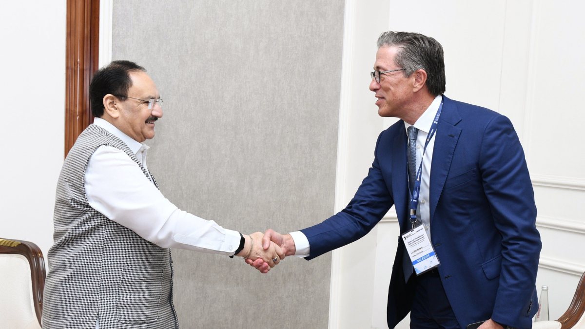JP Nadda meets Tronox CEO at chemicals roundtable in Delhi
