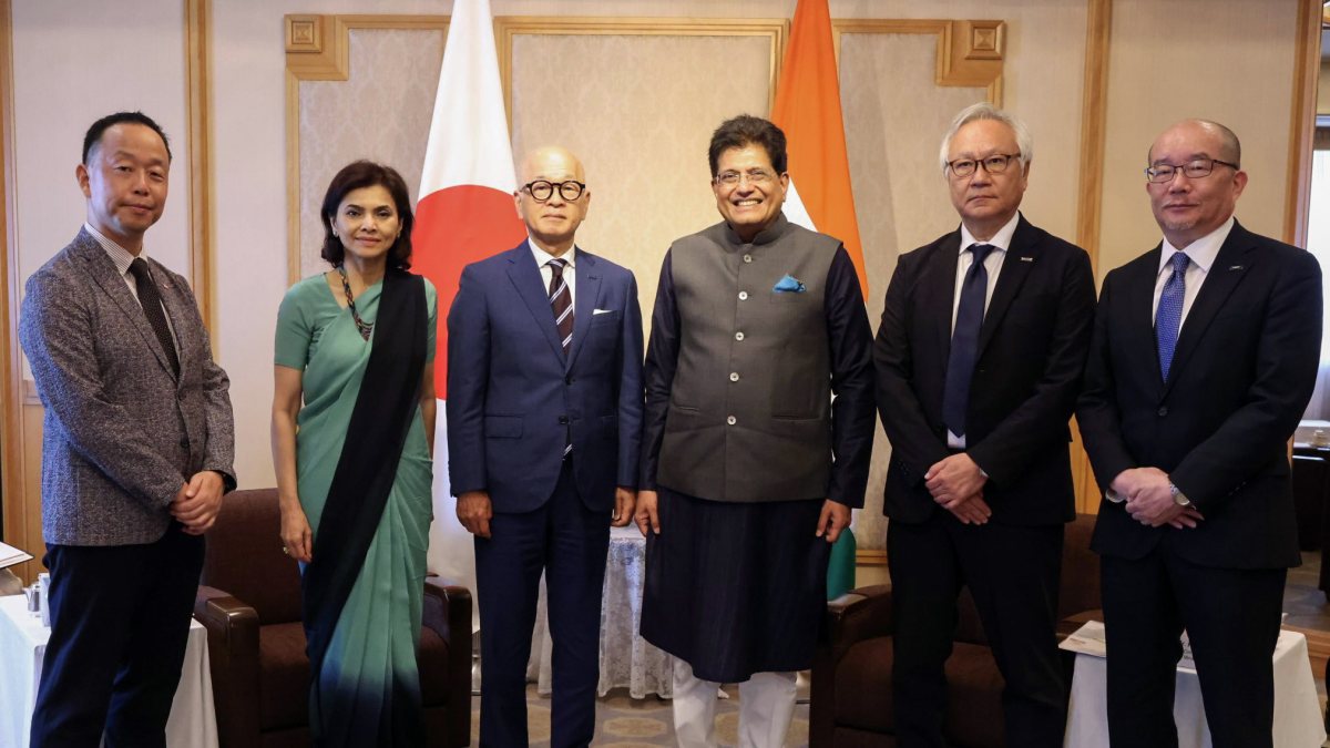Piyush Goyal meets Toray Industries leadership in Tokyo