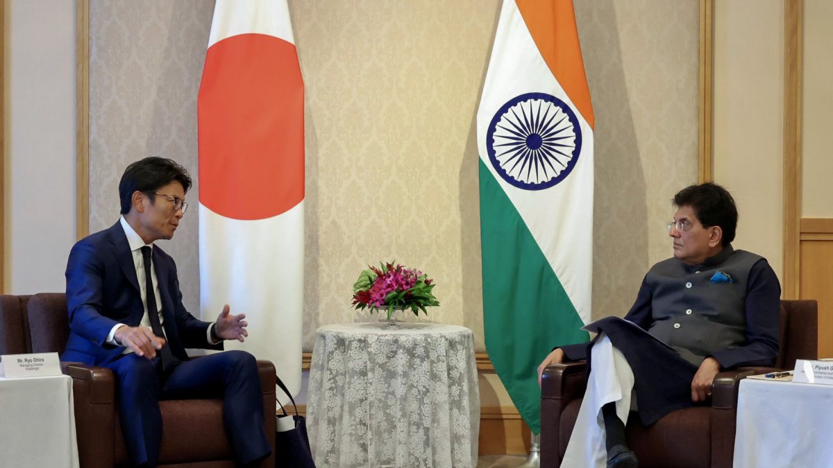 Piyush Goyal meets Neuberger Berman's Ryo Ohira in Tokyo