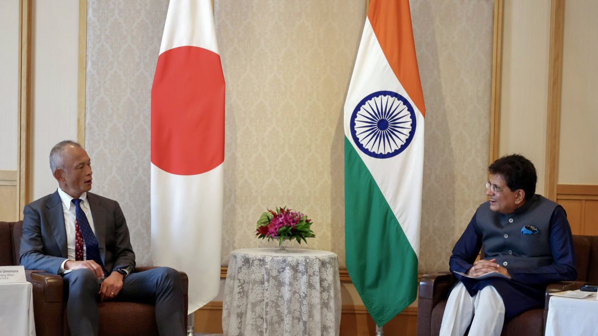Piyush Goyal meets Nippon Steel CEO Eiji Hashimoto in Tokyo