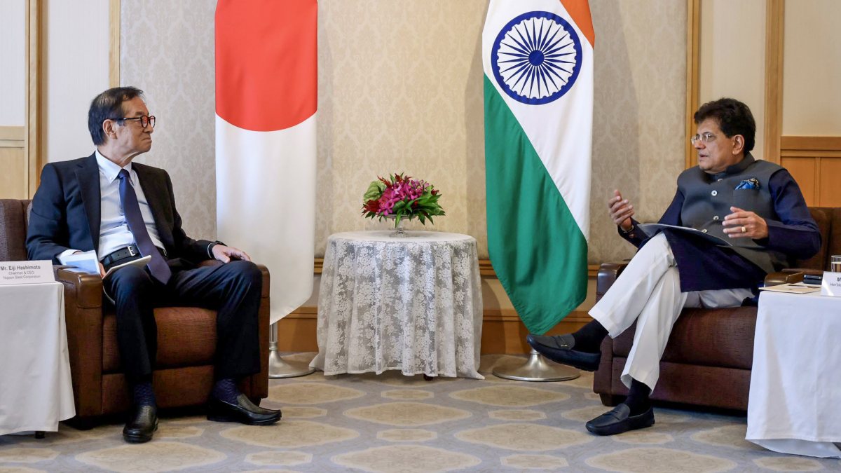 Goyal meets Nippon Steel CEO in Tokyo
