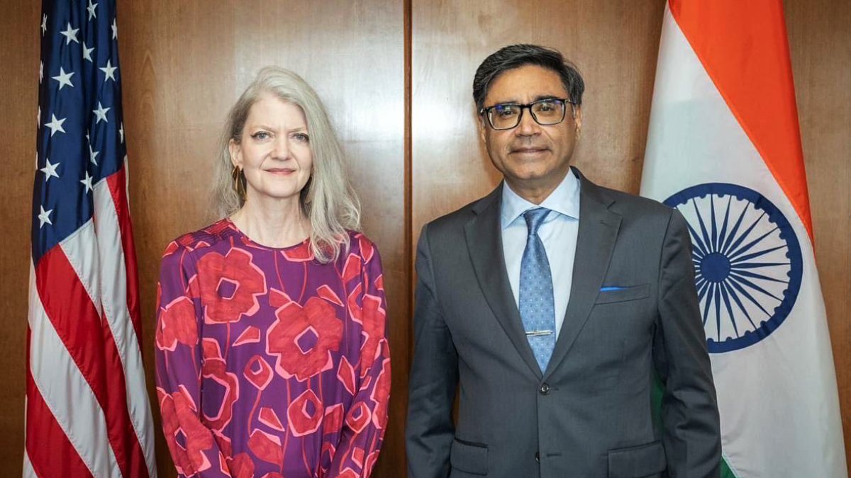 Foreign Secretary Misri meets US Under Secretary Hooker in Delhi
