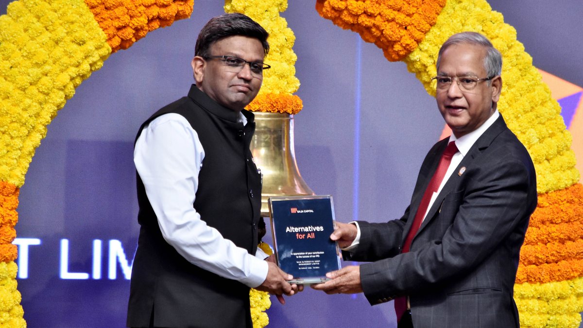 Gaja Capital marks stock market debut at NSE in Mumbai