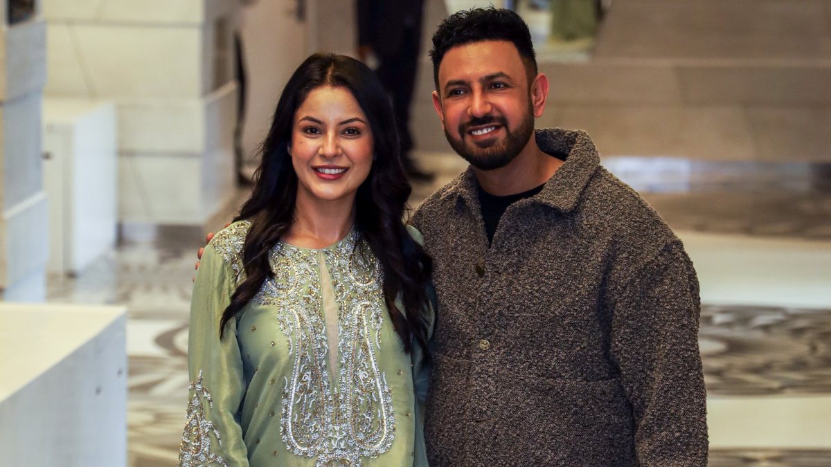 Shehnaaz Gill and Gippy Grewal promote Singh vs Kaur 2 in Delhi