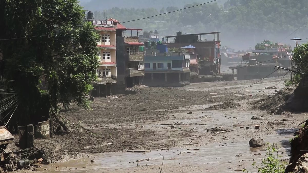 Flash flood devastates Rasuwa; 105 Indians missing