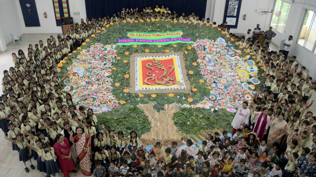 Students create eco-friendly Rakhi with save trees message in Nagpur