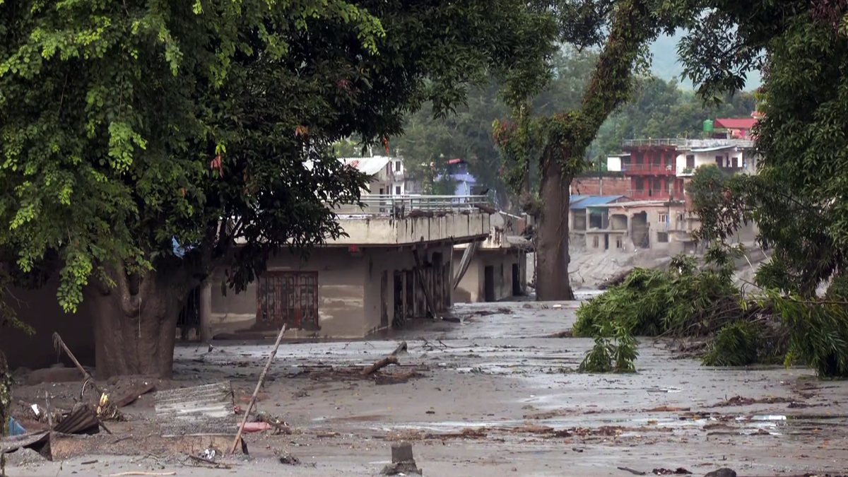 Flash flood wreaks havoc in Nuwakot residential area