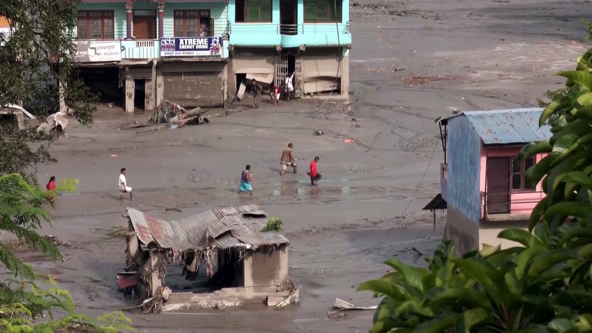 Flash flood leaves Nuwakot residents wading through knee-deep mud