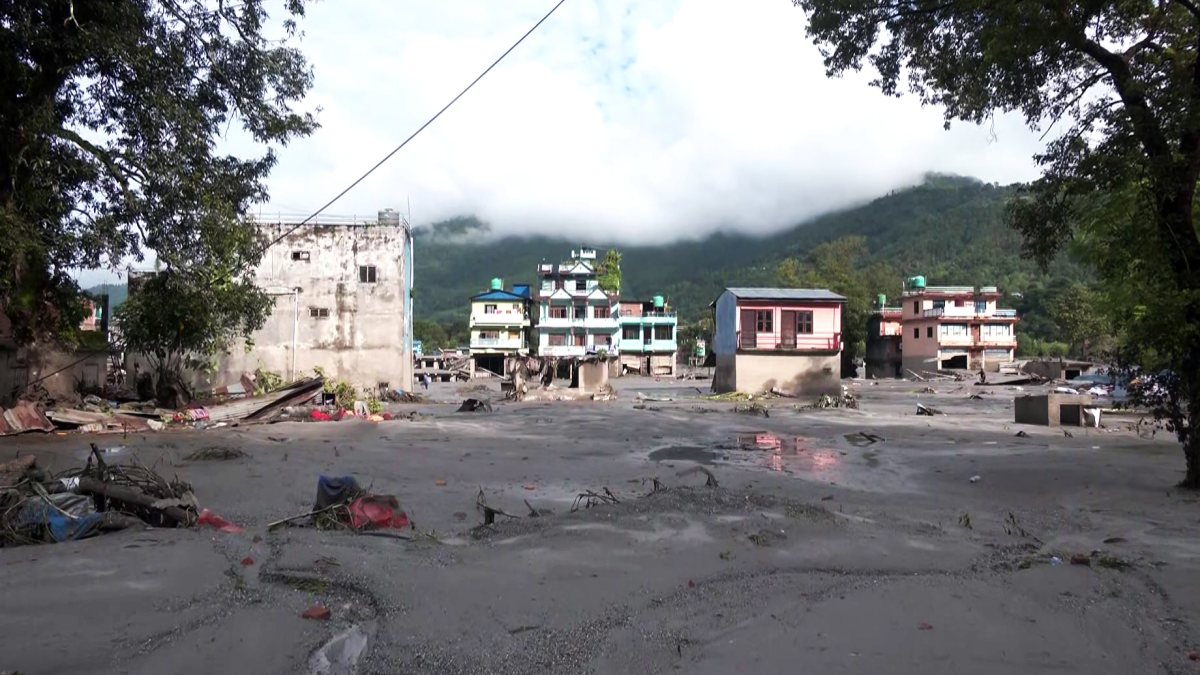 Flash flood wreaks havoc in Nuwakot, houses submerged