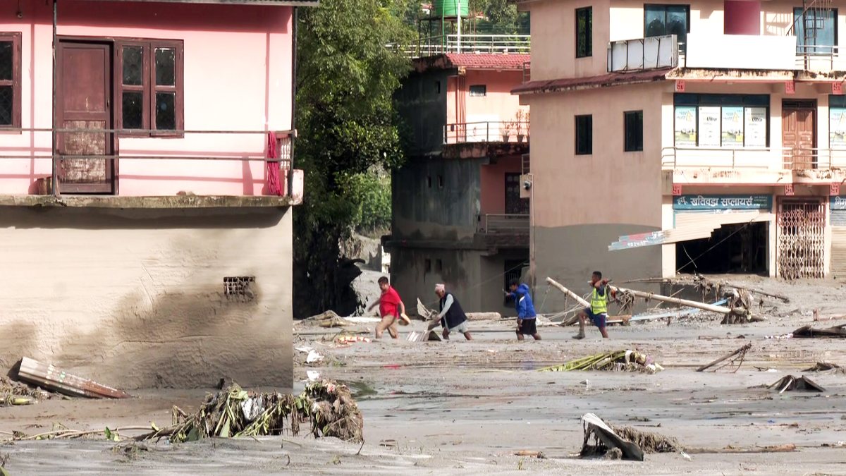 Flash flood leaves Nuwakot residents wading through knee-deep mud