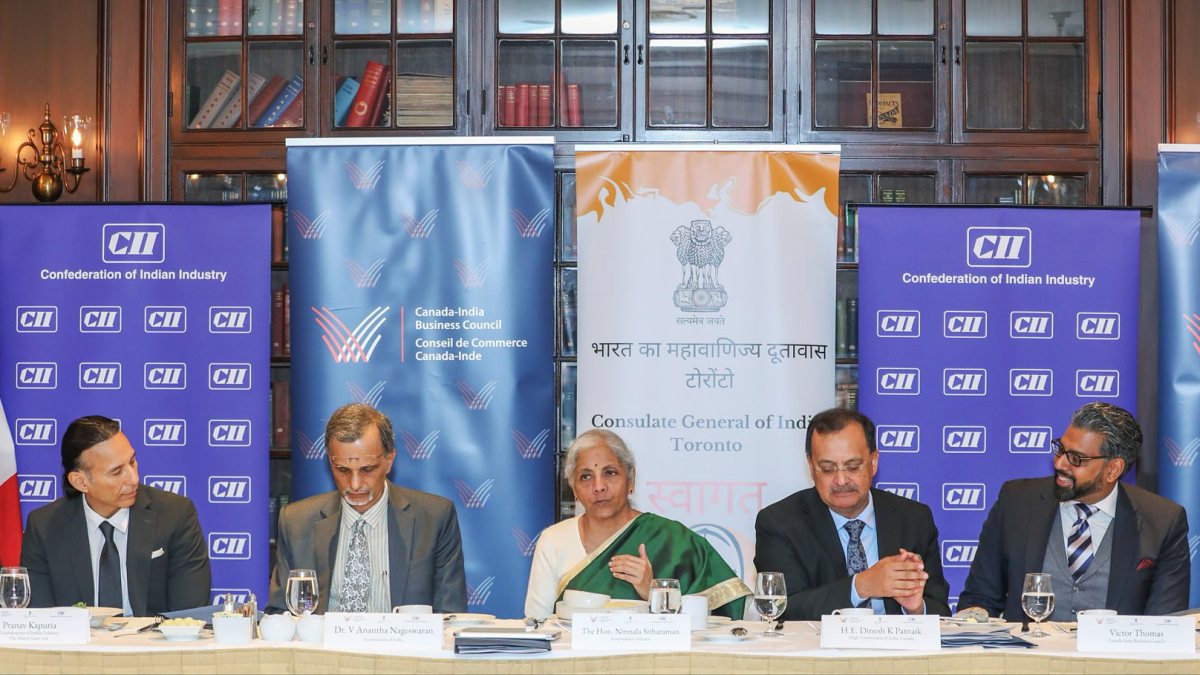 Sitharaman addresses Business Roundtable in Toronto