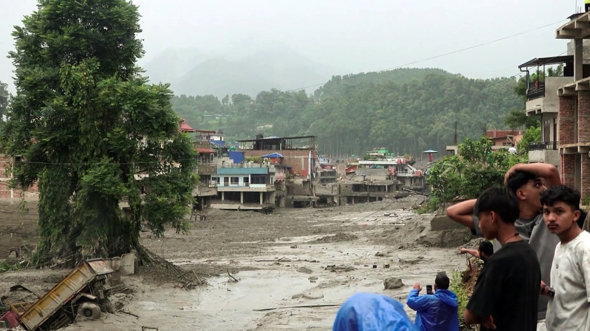 Flash flood aftermath devastates Nuwakot residential area