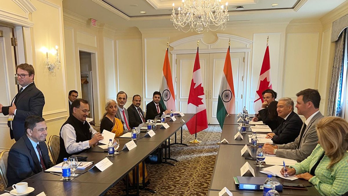 Sitharaman meets Canadian finance minister in Toronto
