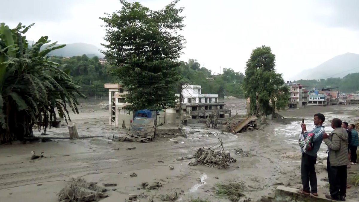Flash flood aftermath captured in Rasuwa