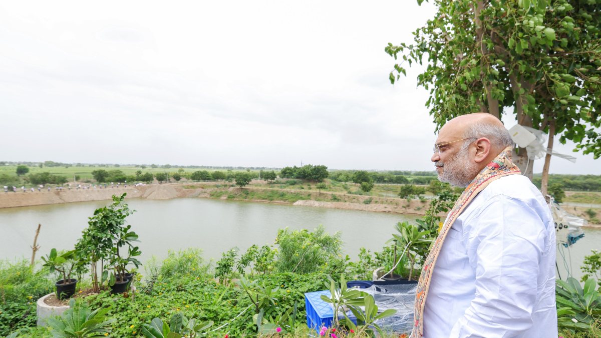 Amit Shah inaugurates Gujarat Gaurav Sarovar in Amreli