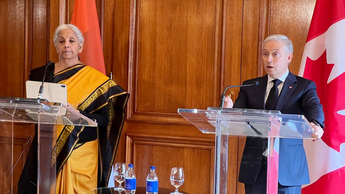 Canada, India finance ministers hold joint press conference in Toronto