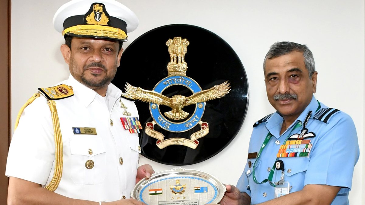 Sri Lanka Navy chief meets Vice Chief of Air Staff in New Delhi