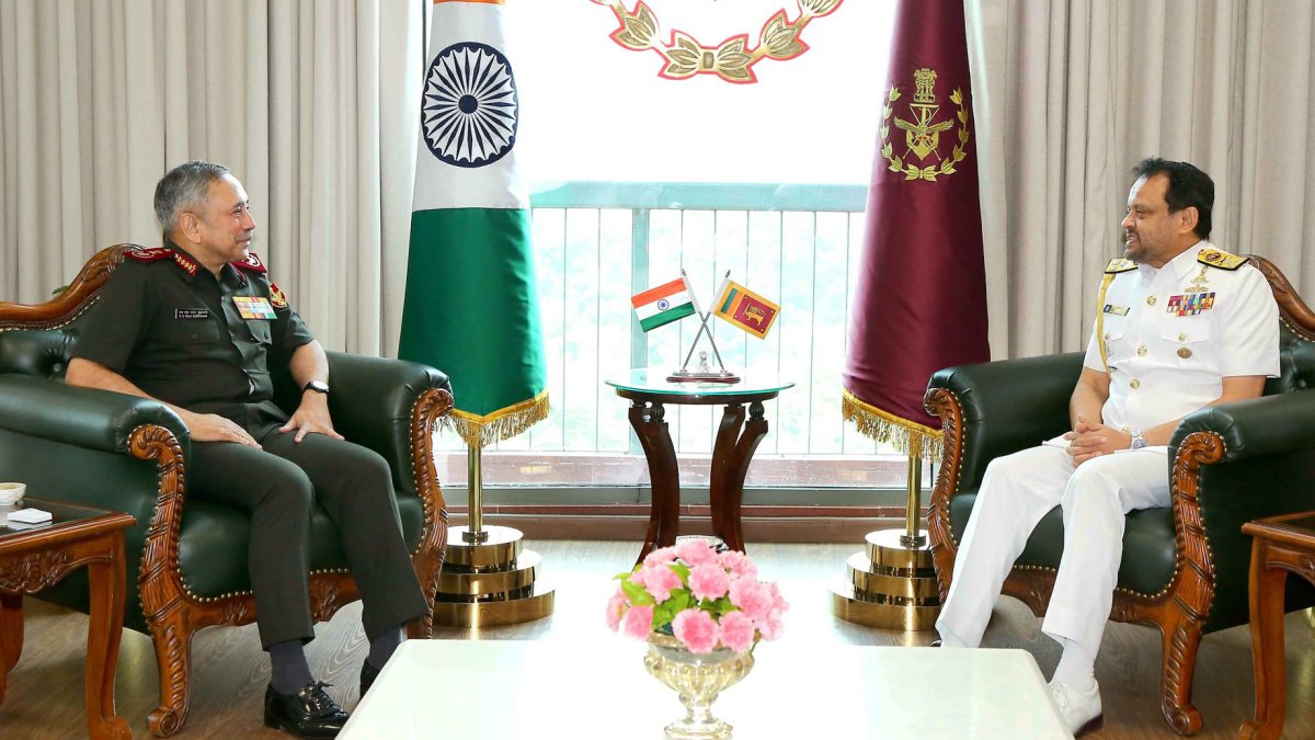 Sri Lankan Navy chief meets India's CDS in New Delhi