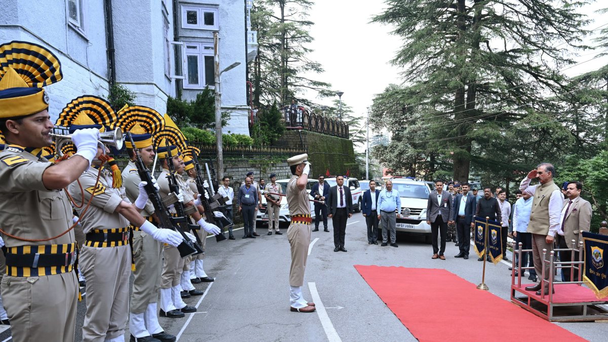 Himachal CM Sukhu receives Guard of Honour at Assembly session