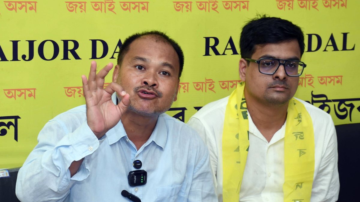 Akhil Gogoi addresses press conference in Guwahati
