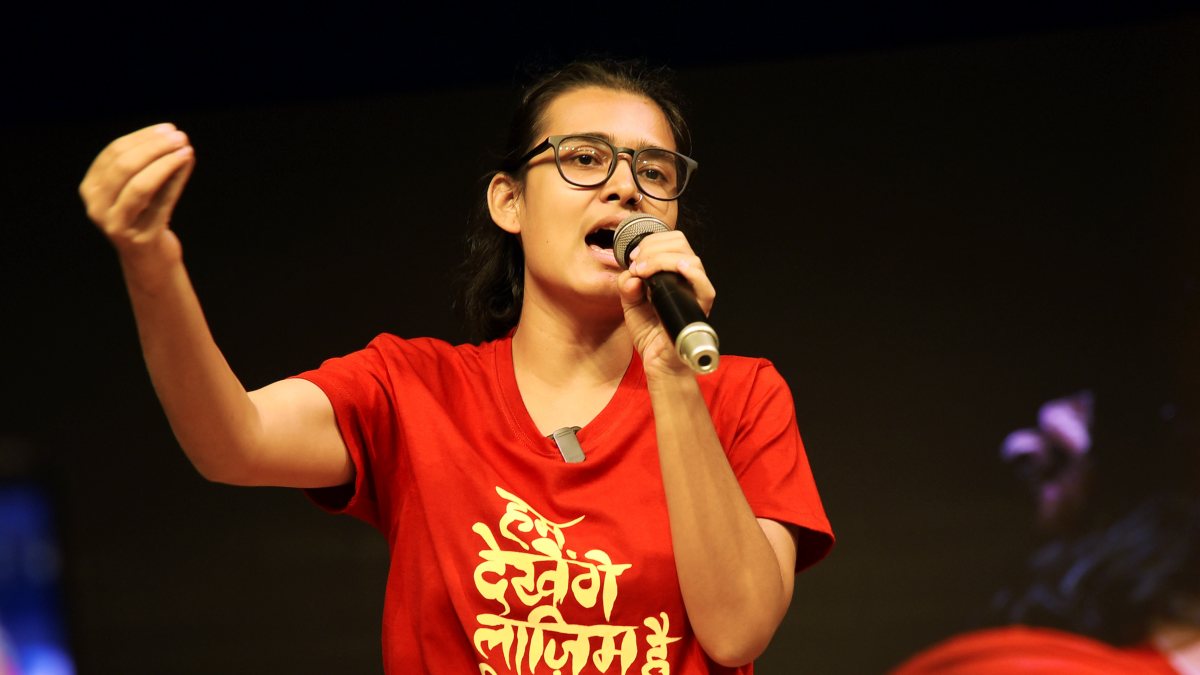 AISA leader addresses resistance event in Nagpur