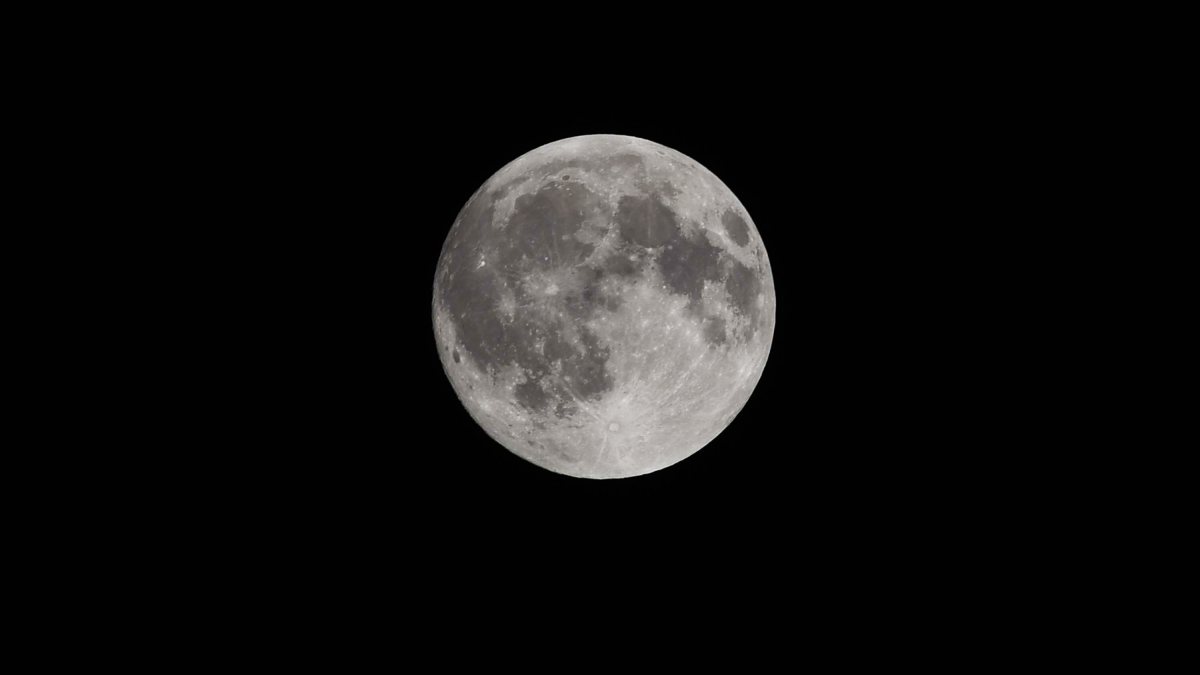 Full moon shines over Guwahati sky