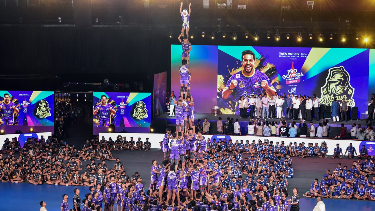 Mumbai hosts Pro Govinda League Season 4 human pyramid contest