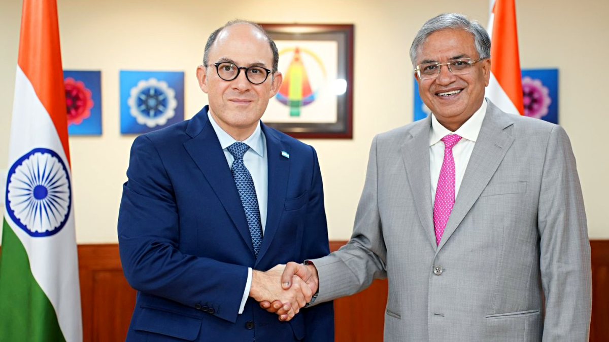 CEC Gyanesh Kumar meets Argentina envoy in New Delhi