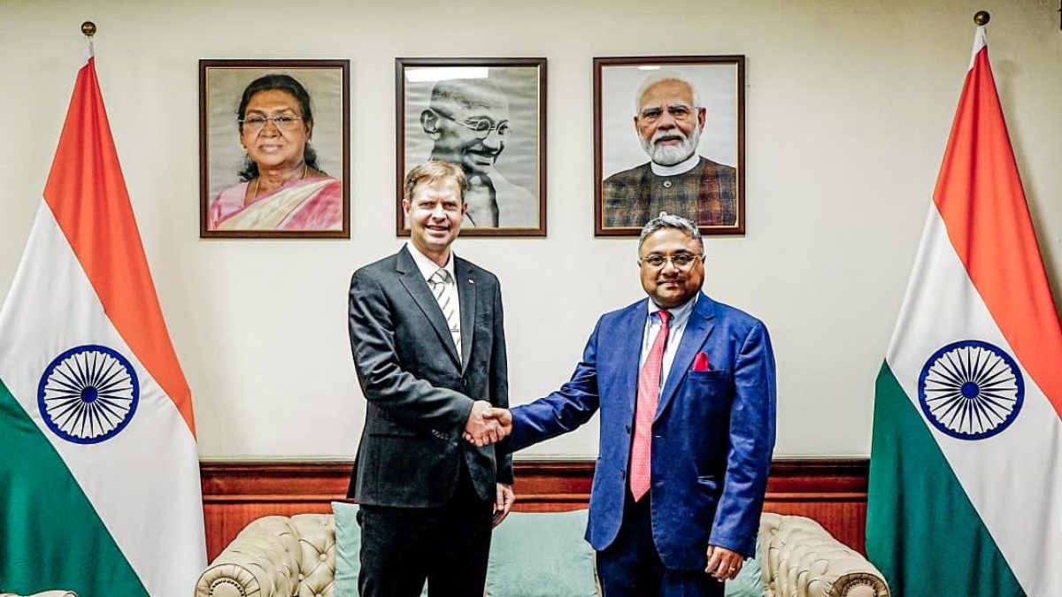 Indian envoy meets European Parliament member in New Delhi